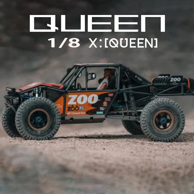 Capo U4 RC Car 1/8 Crawler RTR or KIT Model CD1582X Remote Control Racing Vehicle with 2-Speed Transmission and Lights