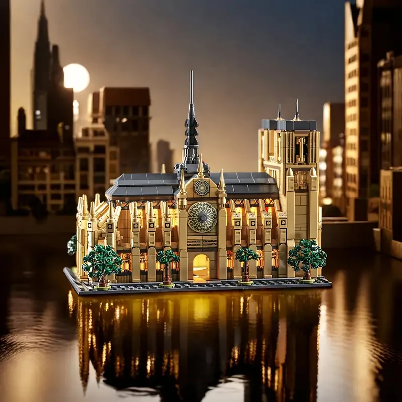 1757pcs World Famous Architecture de Paris Model Building Block