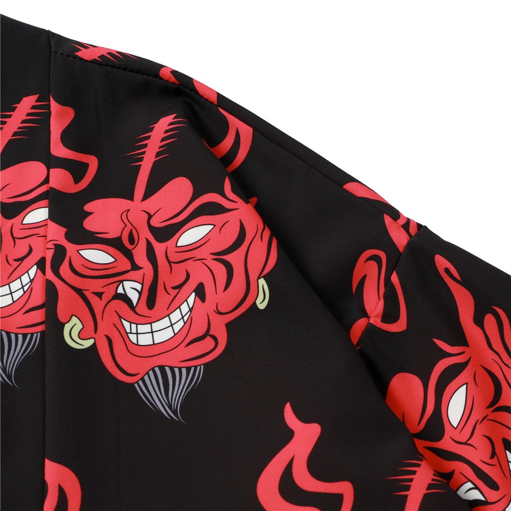 Men's Bold Demon Print Attire: The Ultimate Winner in Fashion