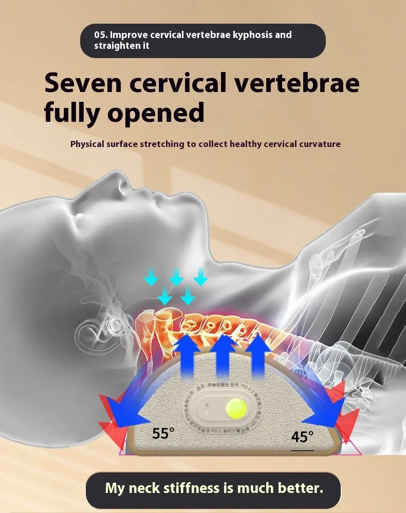 Warm Business Gifts For Cervical Vertebra Kneading Massage Pillow Annual Meeting