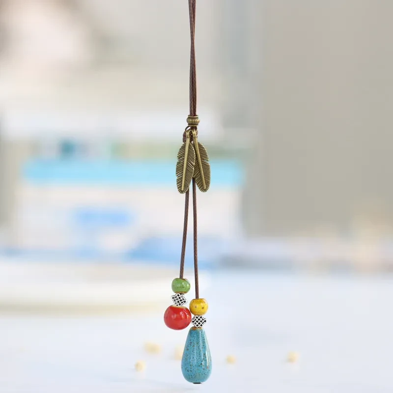 Adjustable Long Chinese Style Necklace Pendant