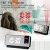Mirror projection alarm clock