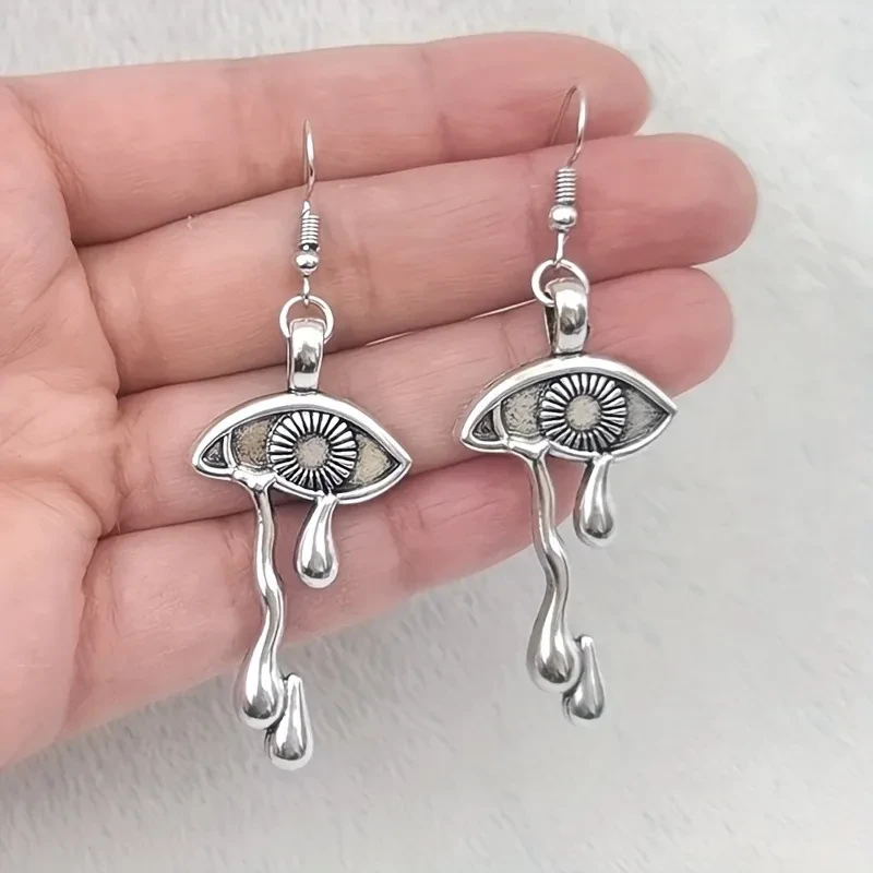 Personality Retro Alloy Pendant Ear Rings