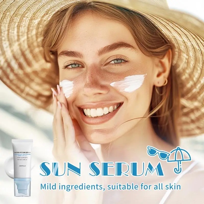 Sunscreen SPF 50 with Centella Asiatica Non-Sticky Refreshing Sunscreen Essence for Dry
