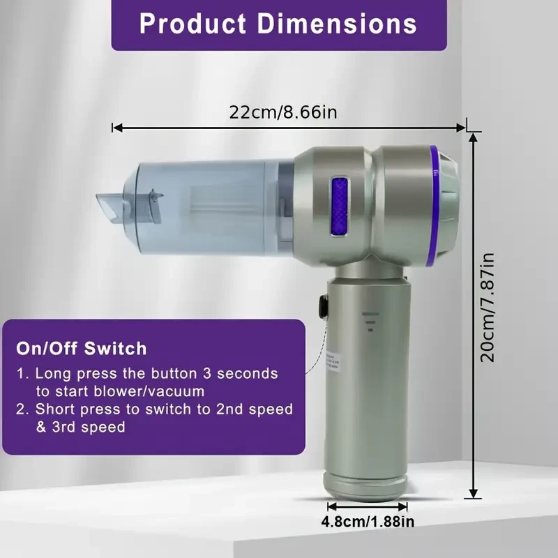 QILIEASY 16000Pa Brushless Suction Power Vacuum Cleaner