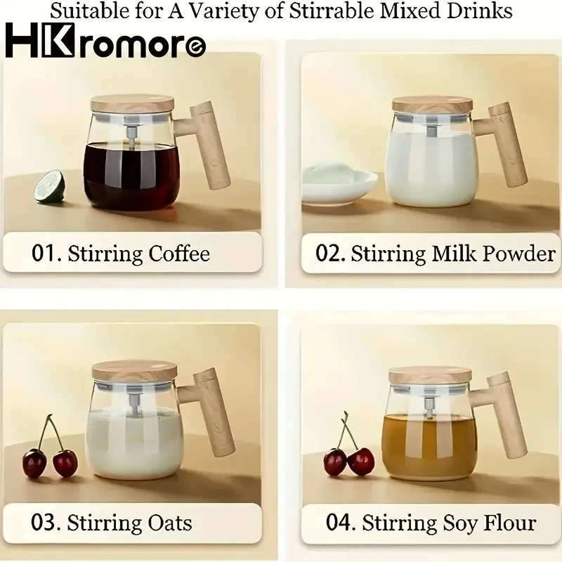 Hkromore 400ML Self Stirring Mug