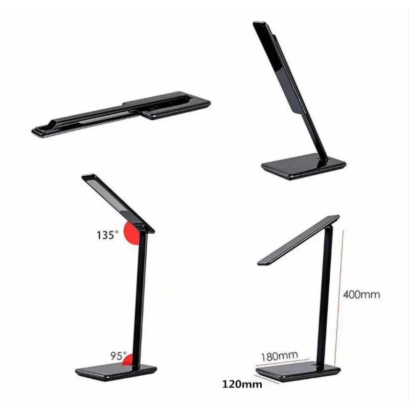 Huawei Apple Wireless Charging Desk Lamp LED Eye Protection Desk Lamp Bedside Folding