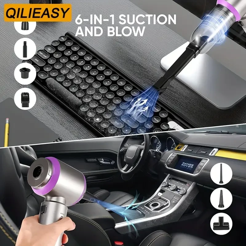 QILIEASY 4-in-1 Cordless Handheld Vacuum Cleaner