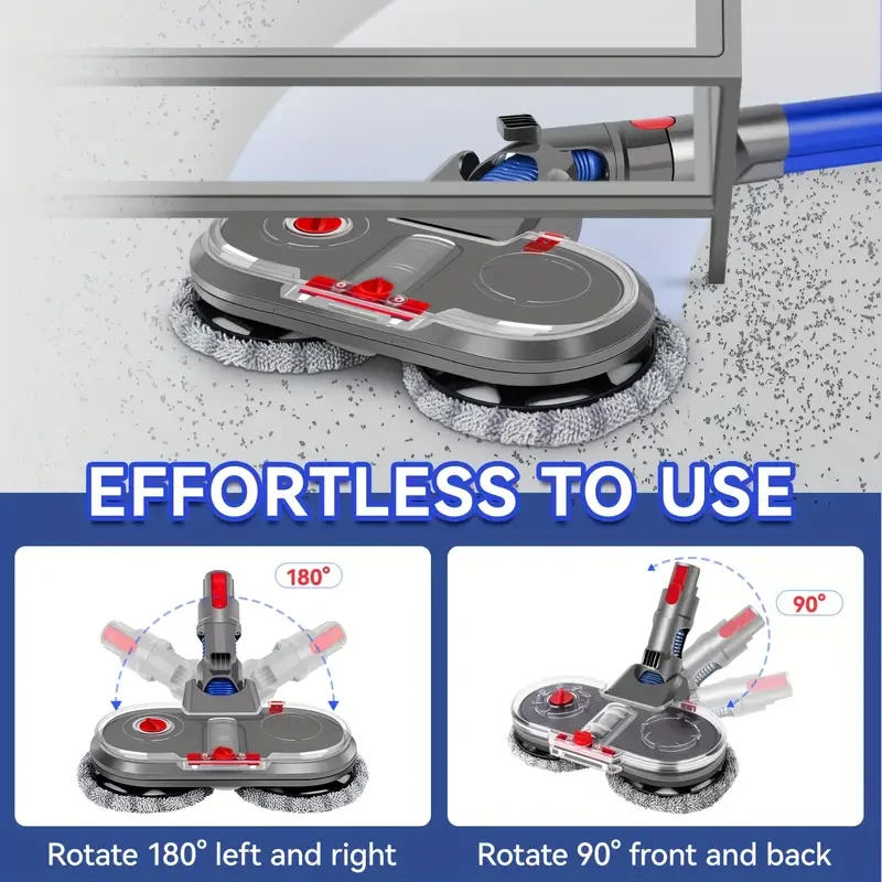 Electric Mop Head Brush for Dyson V7 V8 V10 V11 V15 Vacuum Cleaner