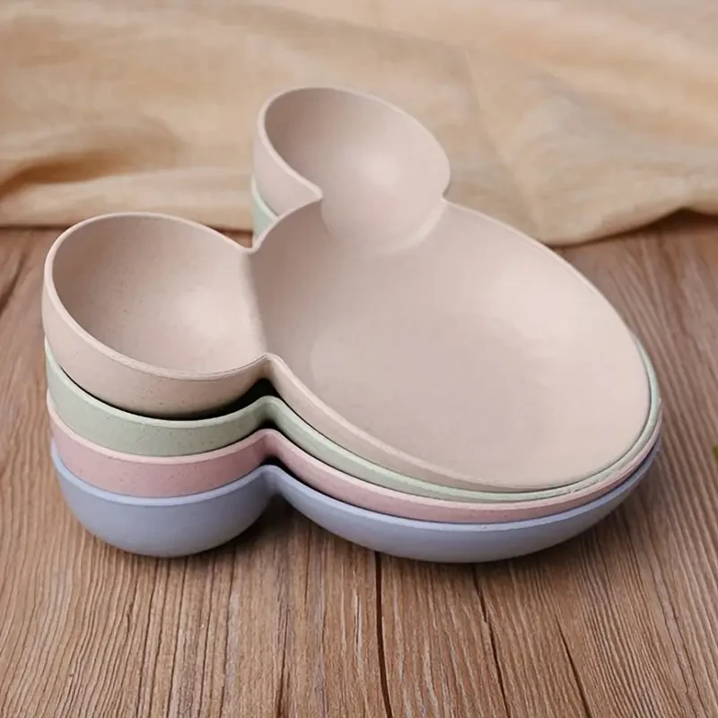 Mickey & Minnie Wheat Straw Dinnerware Set