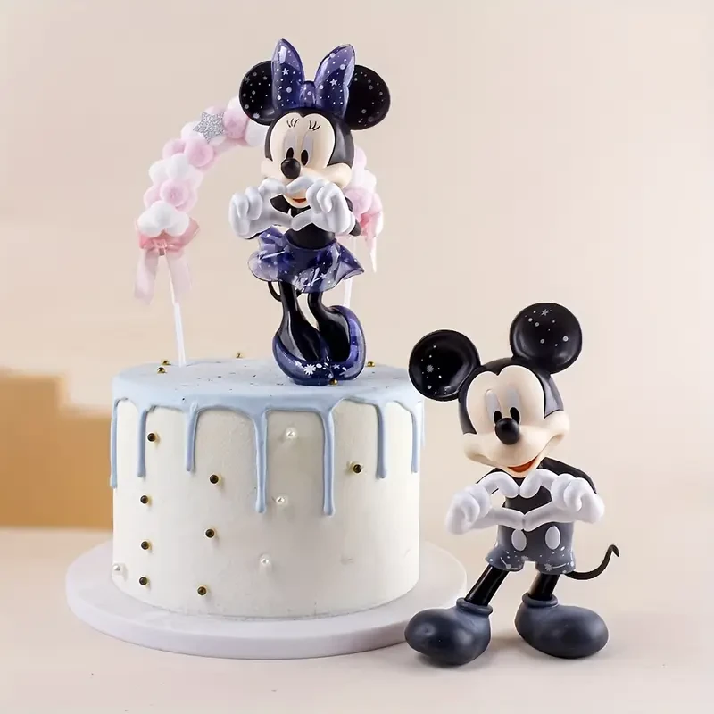 Mickey, Minnie, And Mickey Mouse Trendy Figurines