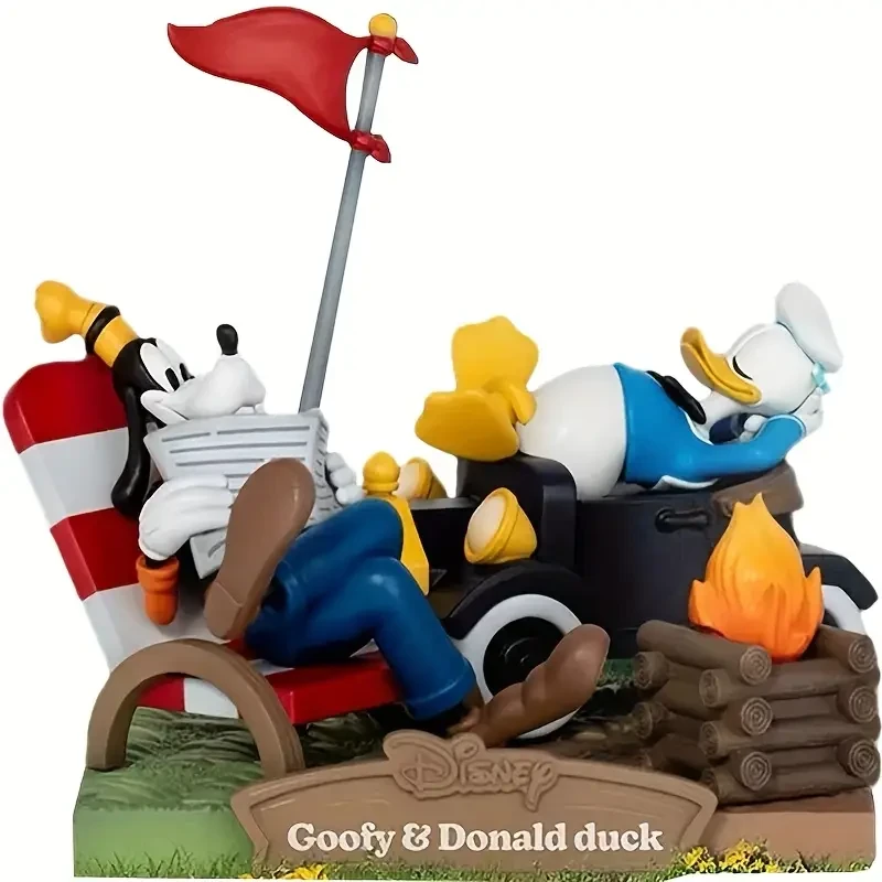 Disney Officially Licensed Donald Duck & Goofy Camping Action Figure