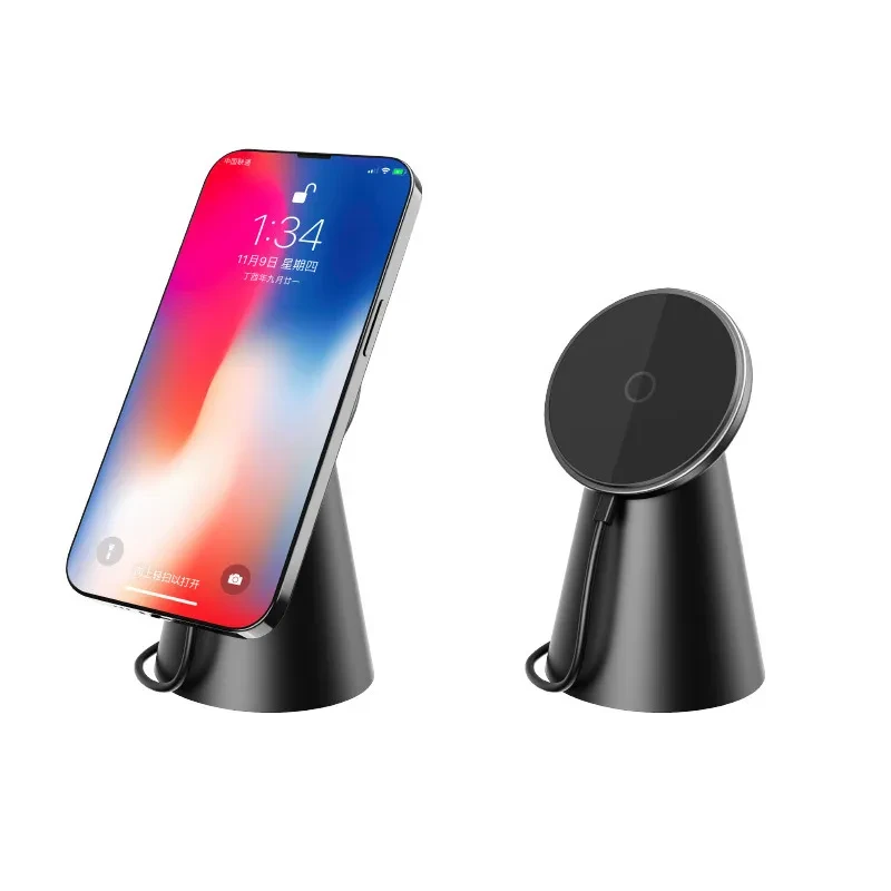 Universal Magnetic Suction Bracket Wireless Charger