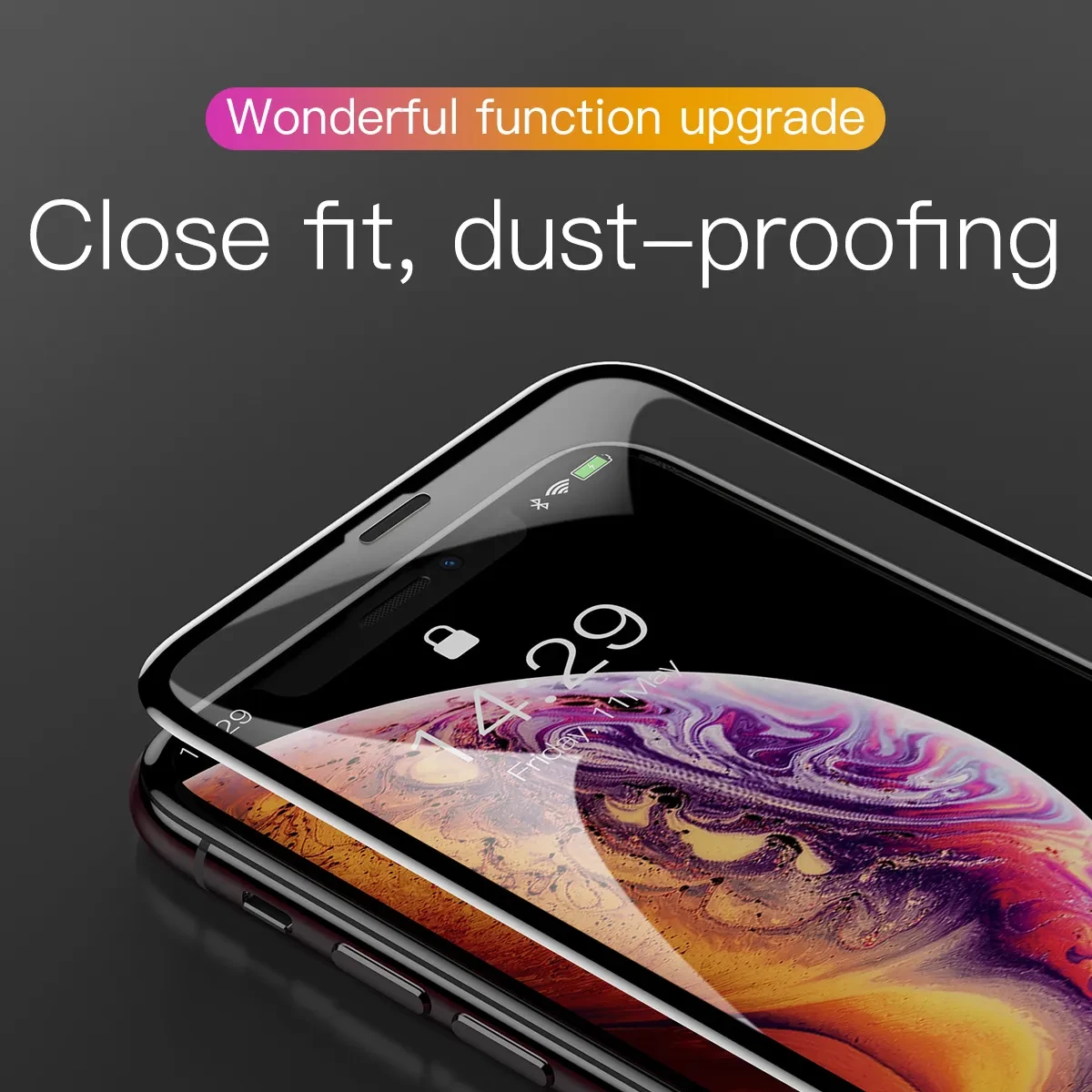 0.3mm Edge Protection Full Screen Curved Anti-Blue Light Tempered Film