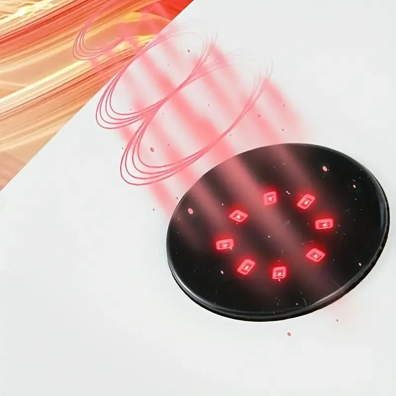 1pc Thermoplastic Elastomer Massage Belt with Heat and Vibration