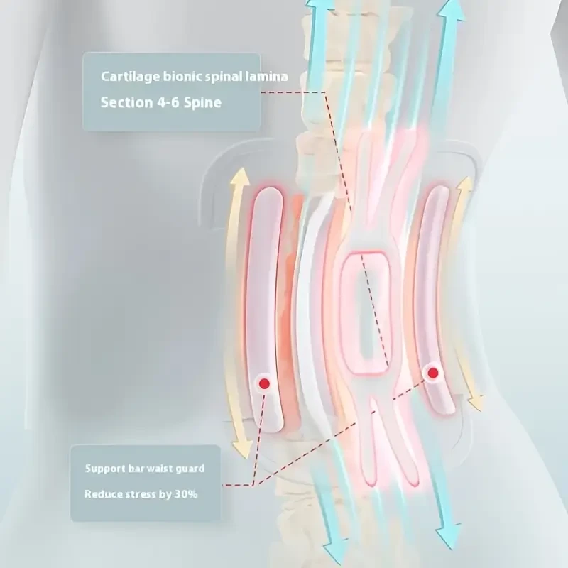 Graphene Hot Waist Massager with Digital Display