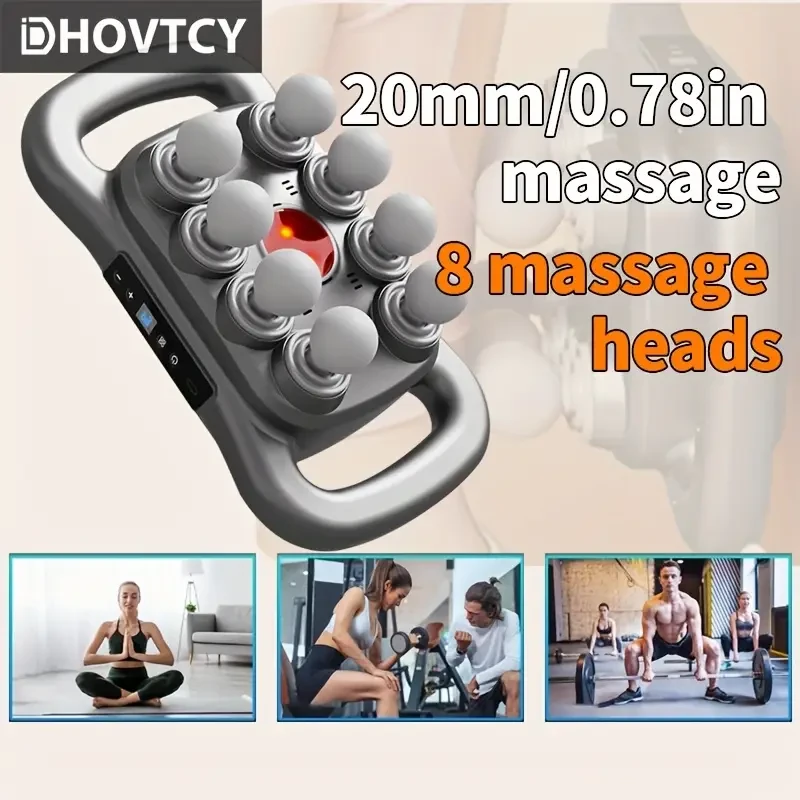DHovtcy 8-Head Massage Gun