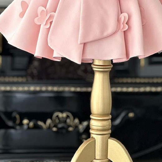 Children's Bubble Sleeve Bow Princess Dress