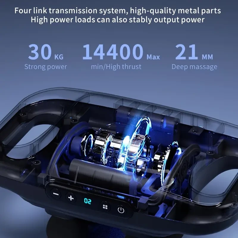 Fenash 6-Head Deep Tissue Massager with Rechargeable Nickel Battery