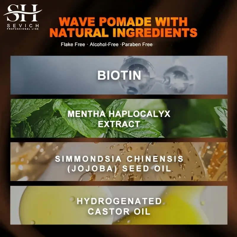 Wave Pomade Kit with Comb & Silky Durag