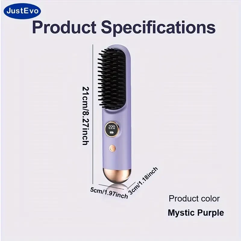 JustEvo Multi-functional straightening comb