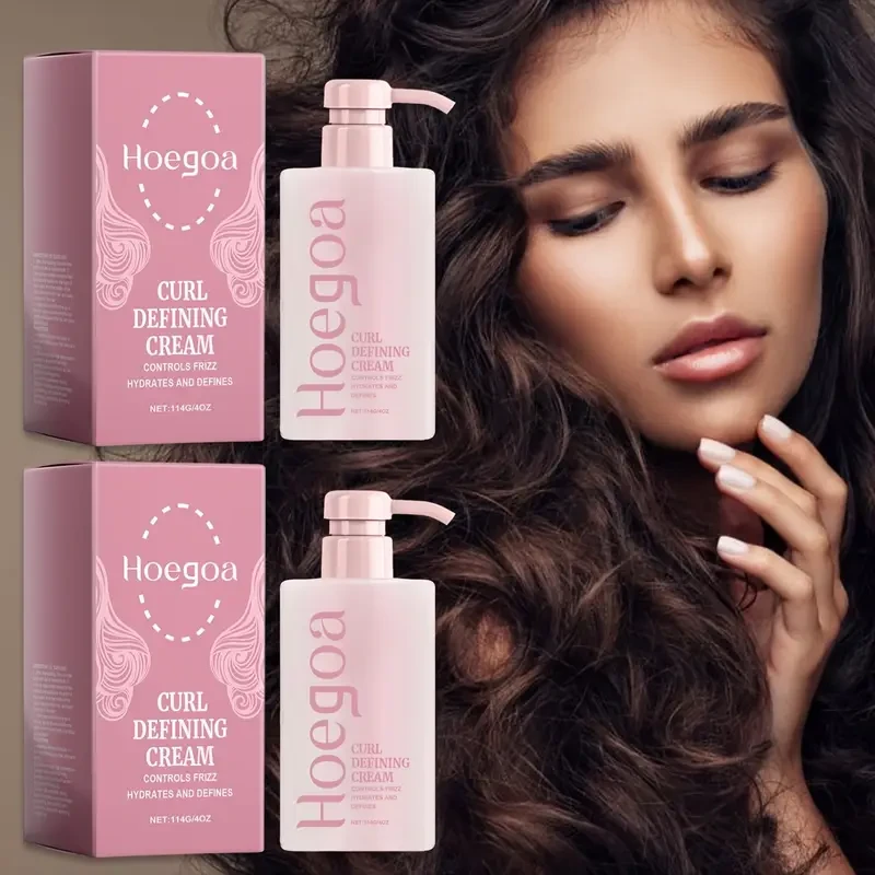 2pcs Curly Hair Styling Cream Combination Set