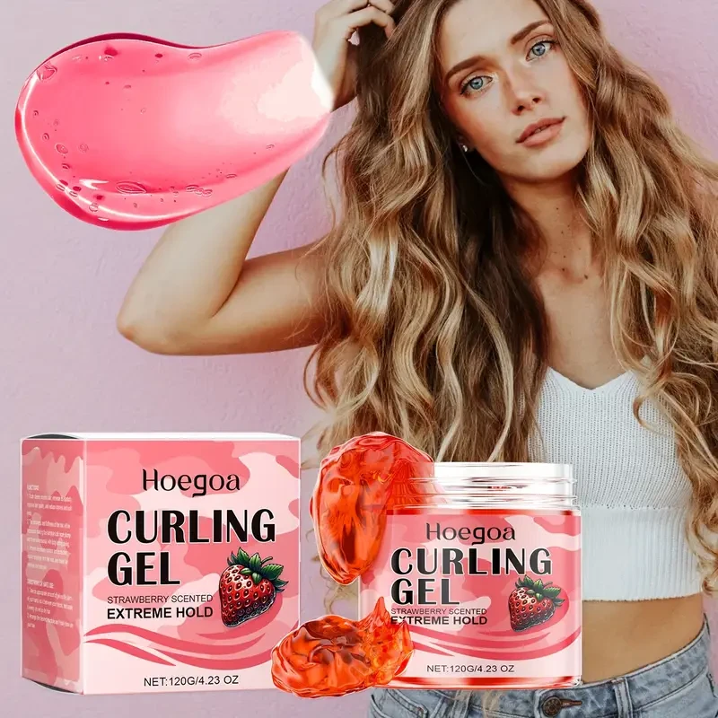 Hoegoa Strawberry Curly Hair Styling Gel