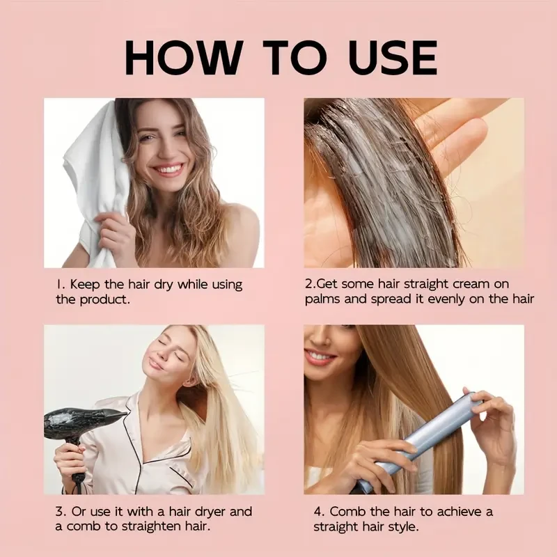 MIAOFUTONG Unisex Hair Straightening Cream