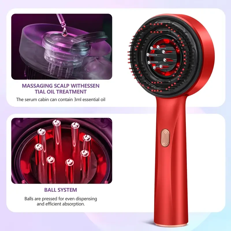 Electric Hair and Scalp Massager Brush