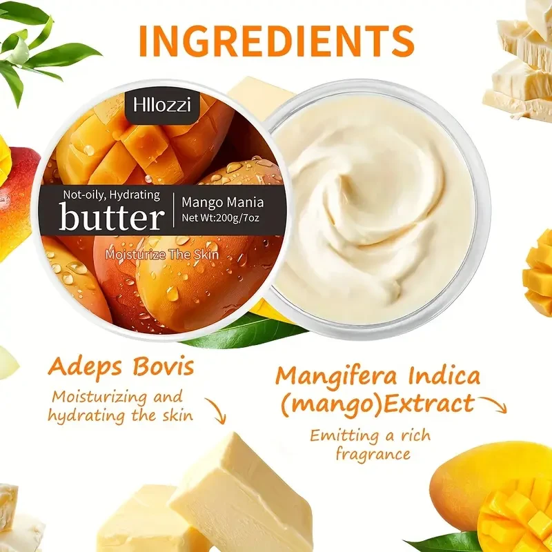 Hllozzi Mango Mania Hydrating Body Lotion, 7oz