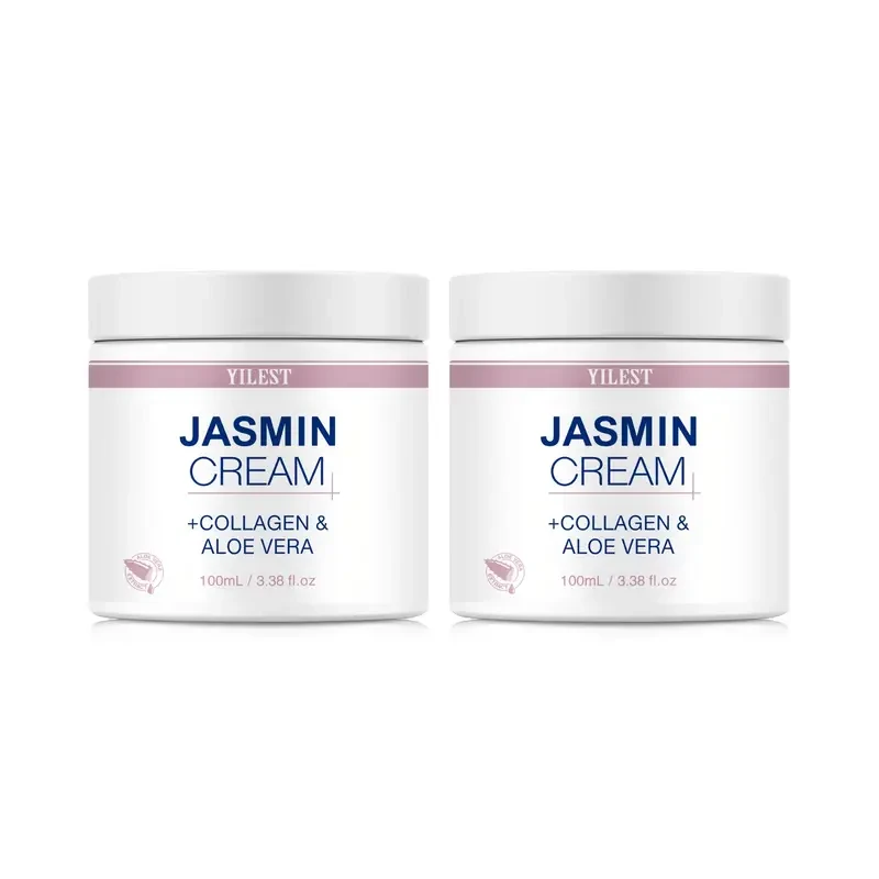 2pcs YILEST Jasmine Eye Cream with Hyaluronic Acid, Collagen & Aloe Vera