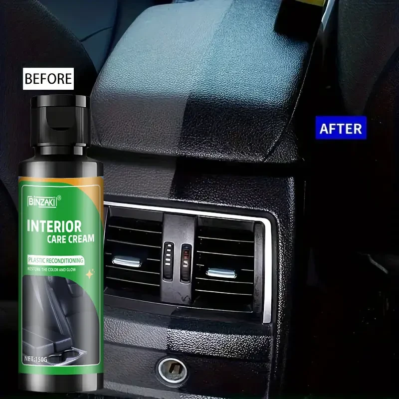 BINZAKI Car Interior Restorer for Plastic and Leather, 150g