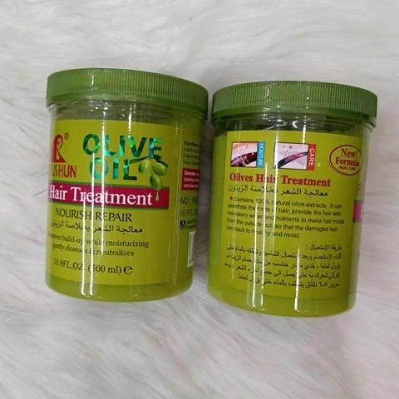 500ml Olive Oil Hair Treatment Conditioner  Olives Hair Mask for Deep Hydration and Repair
