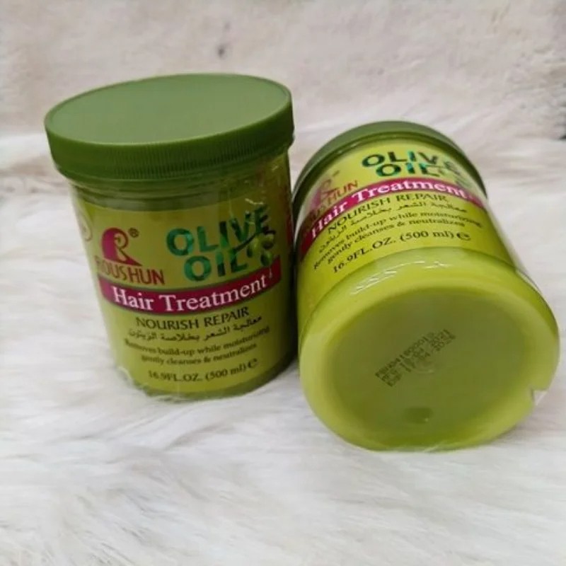500ml Olive Oil Hair Treatment Conditioner  Olives Hair Mask for Deep Hydration and Repair