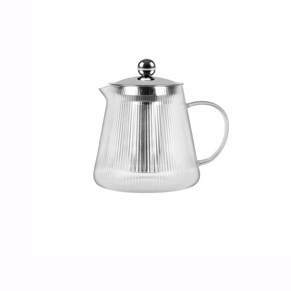 Infusion Teapot With Vertical Stripes 600ml  - Brew