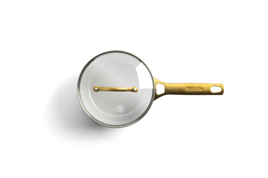 Padova Navy Blue Covered Saucepan 18cm/2L - GreenPan