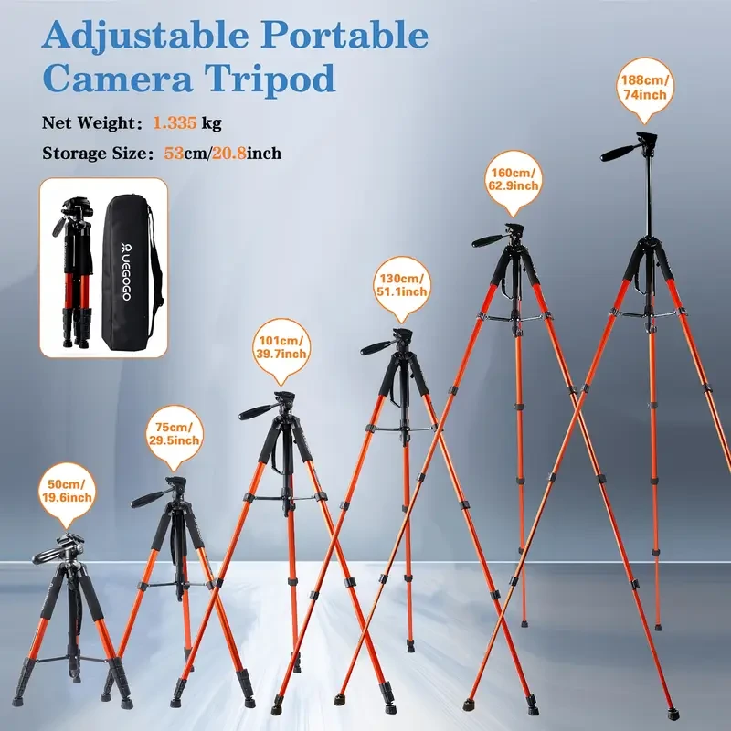 Professional Mobile Phone Camera Tripod Set
