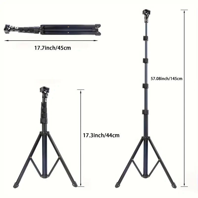 ZOMEI 10-Inch Square LED Fill Light with Adjustable Tripod