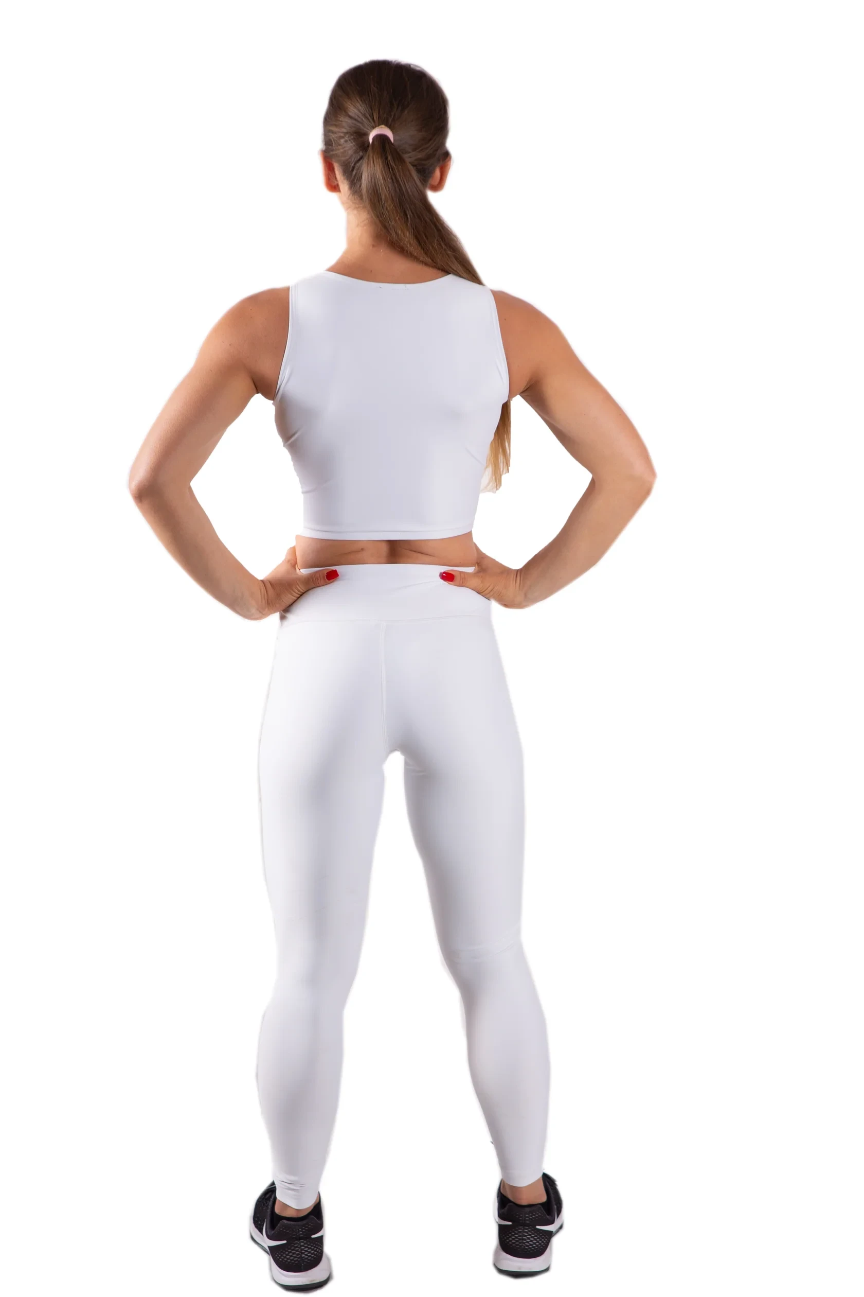 Tall Girl Battle Leggings - White