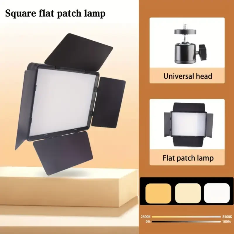 1pc LAQIUIUE 10-Inch LED Square Ring Light