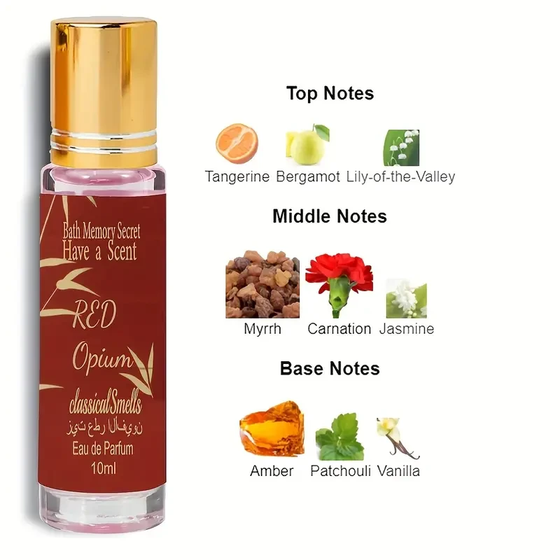 Red Amber Patchouli Vanilla Perfume Oil
