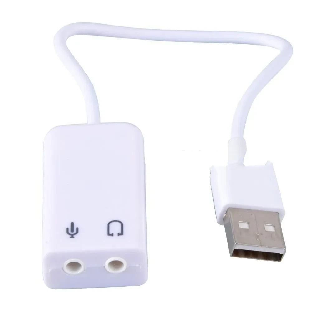 Usb Plastic Sound Card With Cable