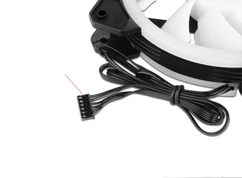 Camouflage Light Rgb Color Changing Chassis Fan 12cm
