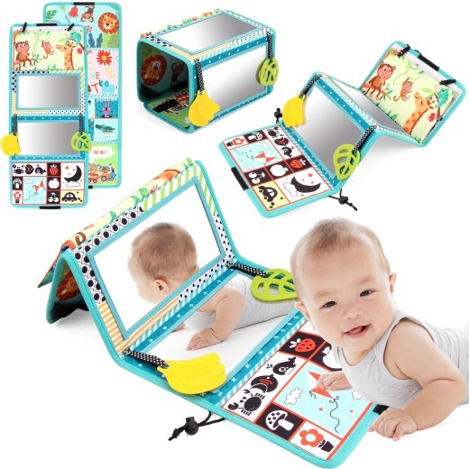 Mirror Cloth Book Baby Mirror Cloth Book Four Folding Mirror Pendant