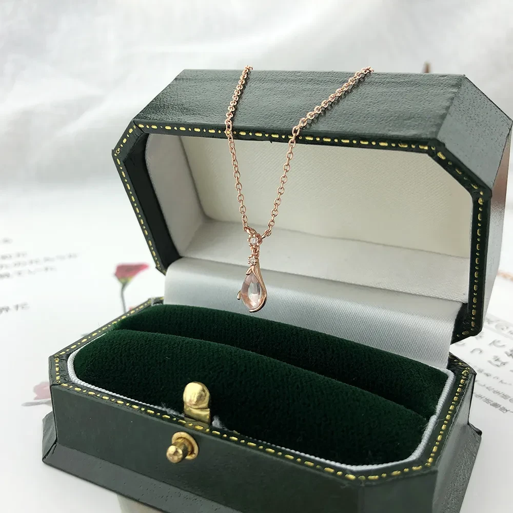 Japanese romantic cherry blossom light luxury necklace