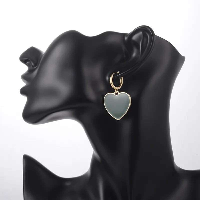 Earrings Frosted Shell Beads Solid Color