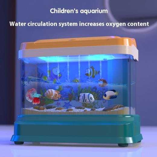Parent-child Interaction Aquarium Electric Music Light Children Pet Fish Tank