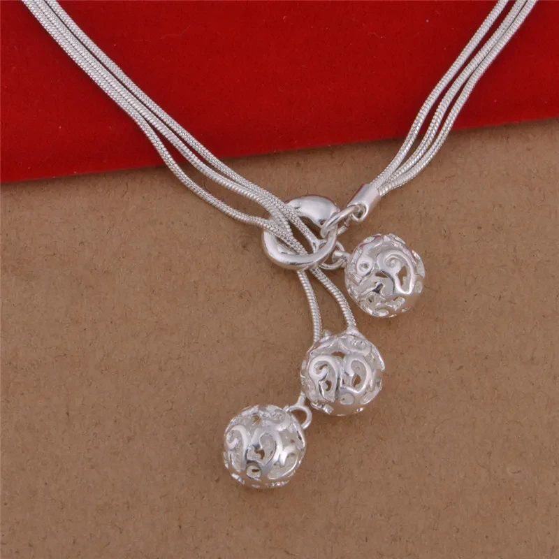 Necklace, Bracelet, Earrings, Silver Set