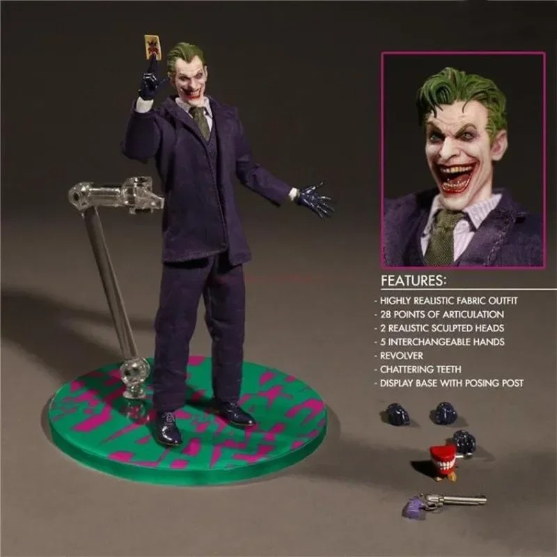 DC Anime Mezco Comics Batman Action Doll Statue  Exquisite Handmade Model