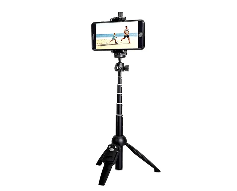 Compatible with Apple, Tripod Selfie Stick Integrated Anti-Shake Portable Mobile Phone Outdoor Handheld Stick
